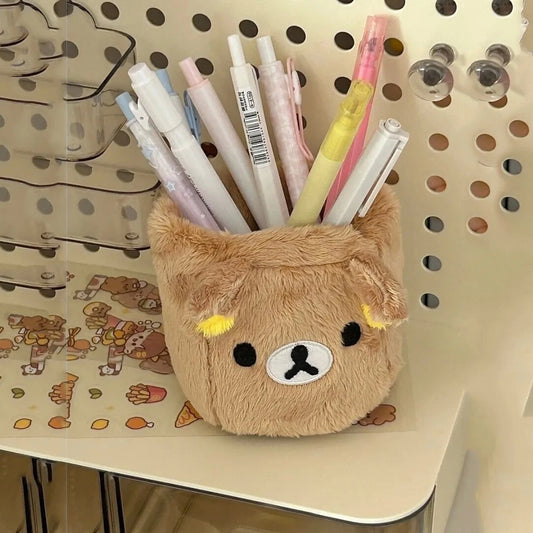 Kawaii Plush Pencil Holder
