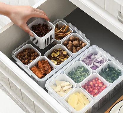 Refrigerator Food Drain Fresh-keeping Box