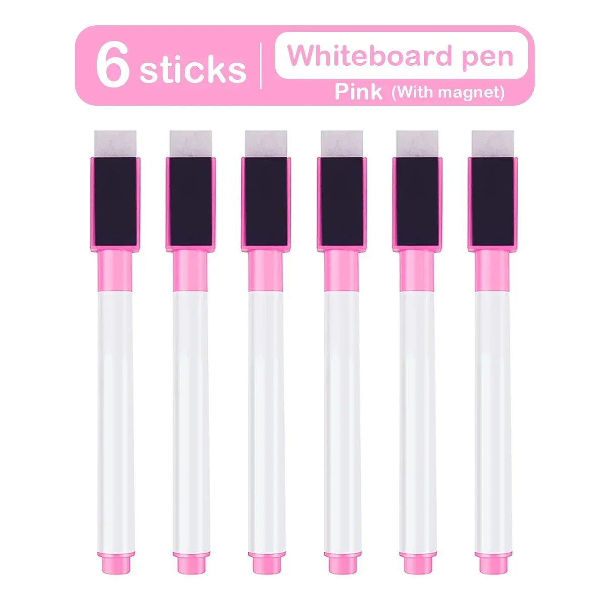 Magnetic Erasable Whiteboard Marker Set