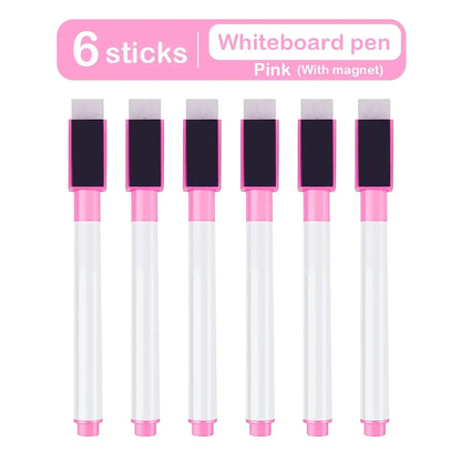 Magnetic Erasable Whiteboard Marker Set