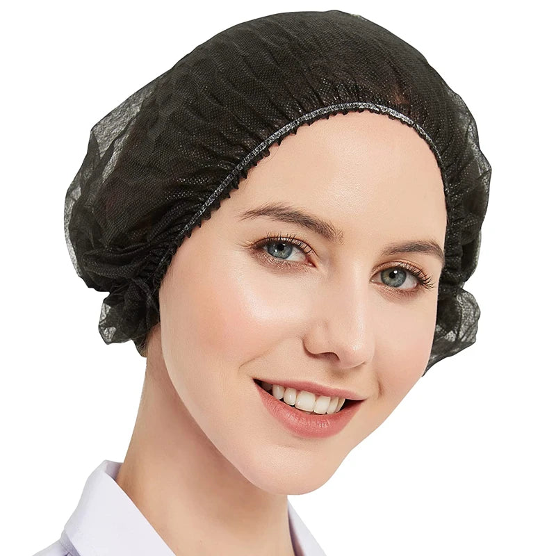 Disposable Hair Net Caps for Medical, Food Service, Salon & Spa Use