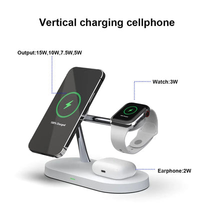 3-in-1 Magnetic Wireless Charging Station