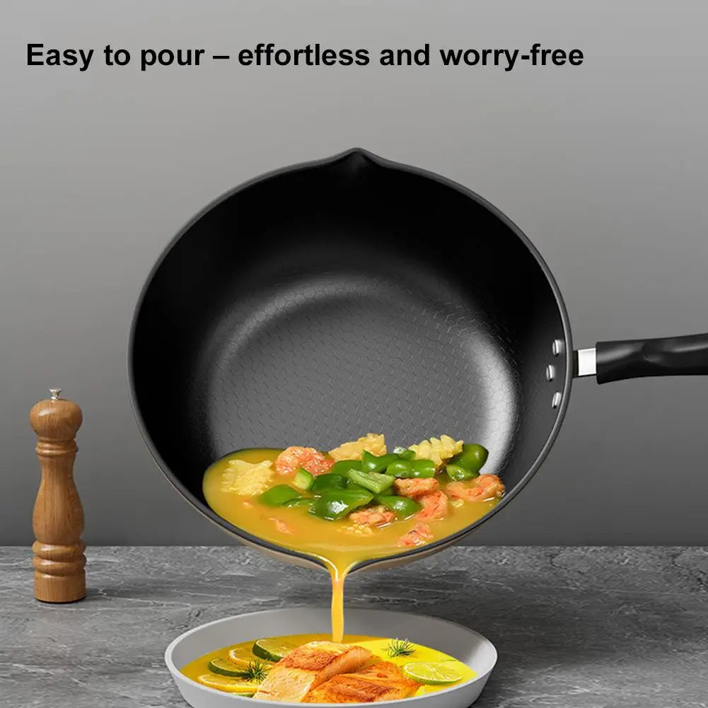 Honeycomb Non-Stick Wok Frying Pan