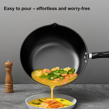 Honeycomb Non-Stick Wok Frying Pan