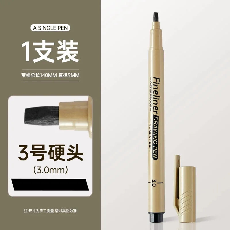 Waterproof Black Fineliner Drawing Pen