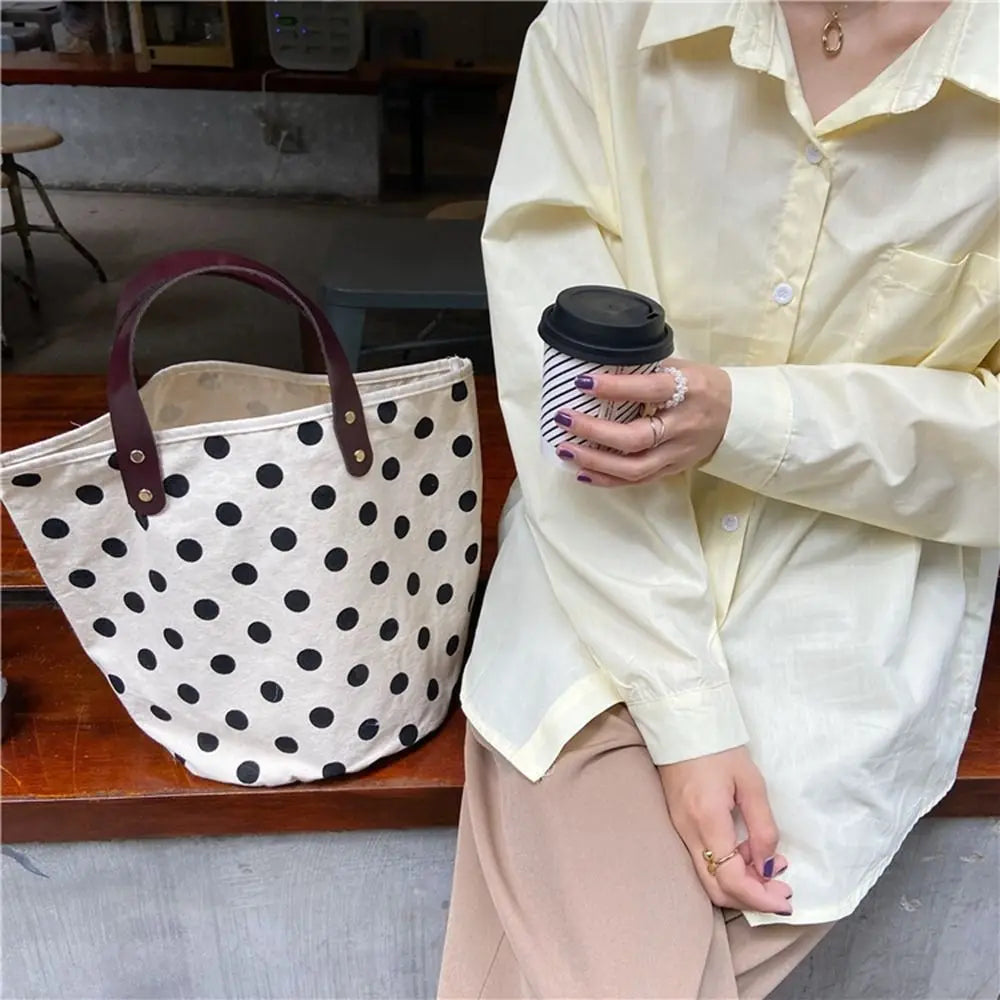 Korean Style Wave Point Shoulder Bag