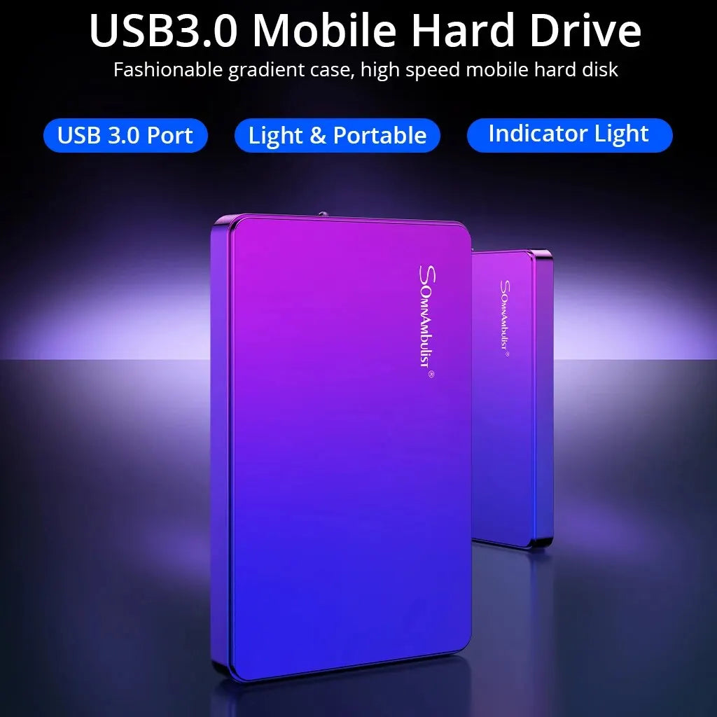 2.5” USB 3.0 External HDD for PC, Mac, PS4, PS5 & Xbox