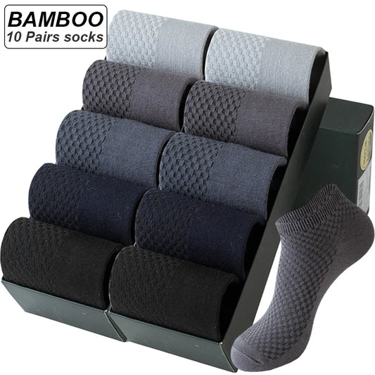 Men’s Bamboo Fiber Socks 10 Pairs