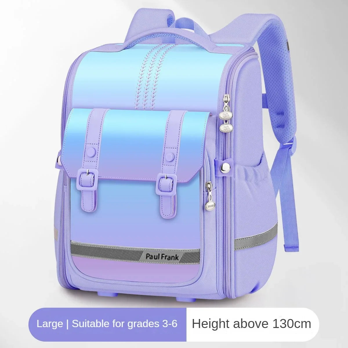 Gradient Spine Protector Kids School Backpack