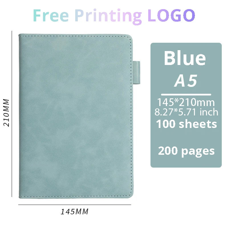 Customisable PU Leather Business Notebook