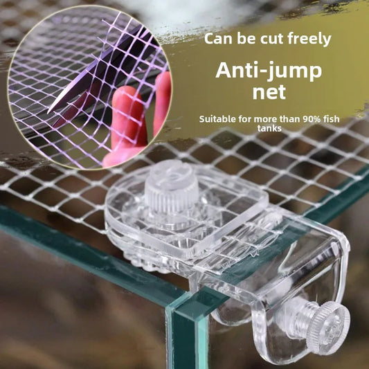 Aquarium Anti-Jump Mesh Lid