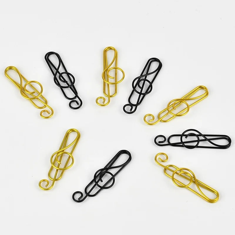Musical Note Paper Clips