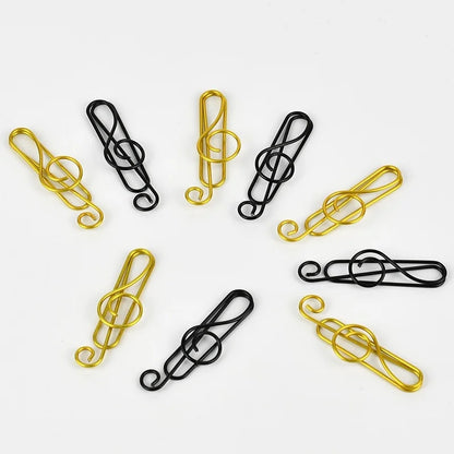 Musical Note Paper Clips