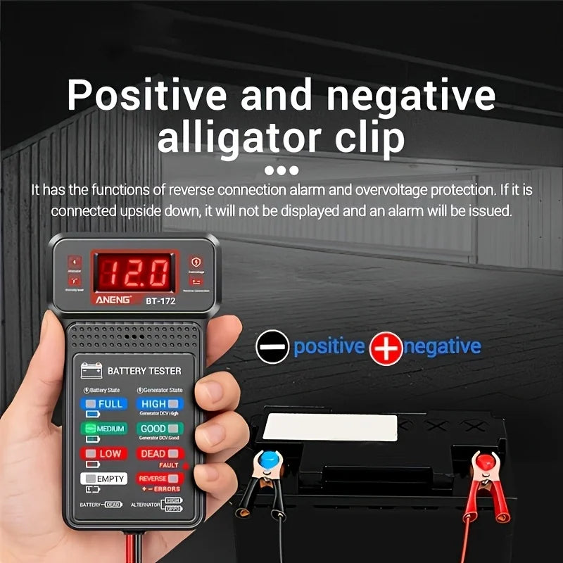 Smart Digital Car Battery Tester