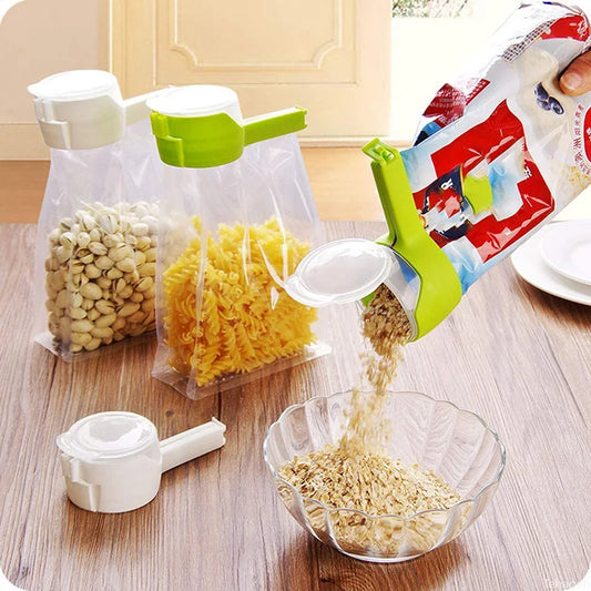 Snack Sealing Clip with Pouring Spout