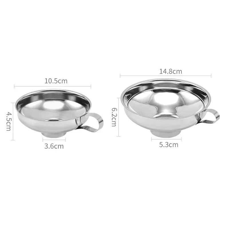 Stainless Steel Wide Mouth Canning Funnel