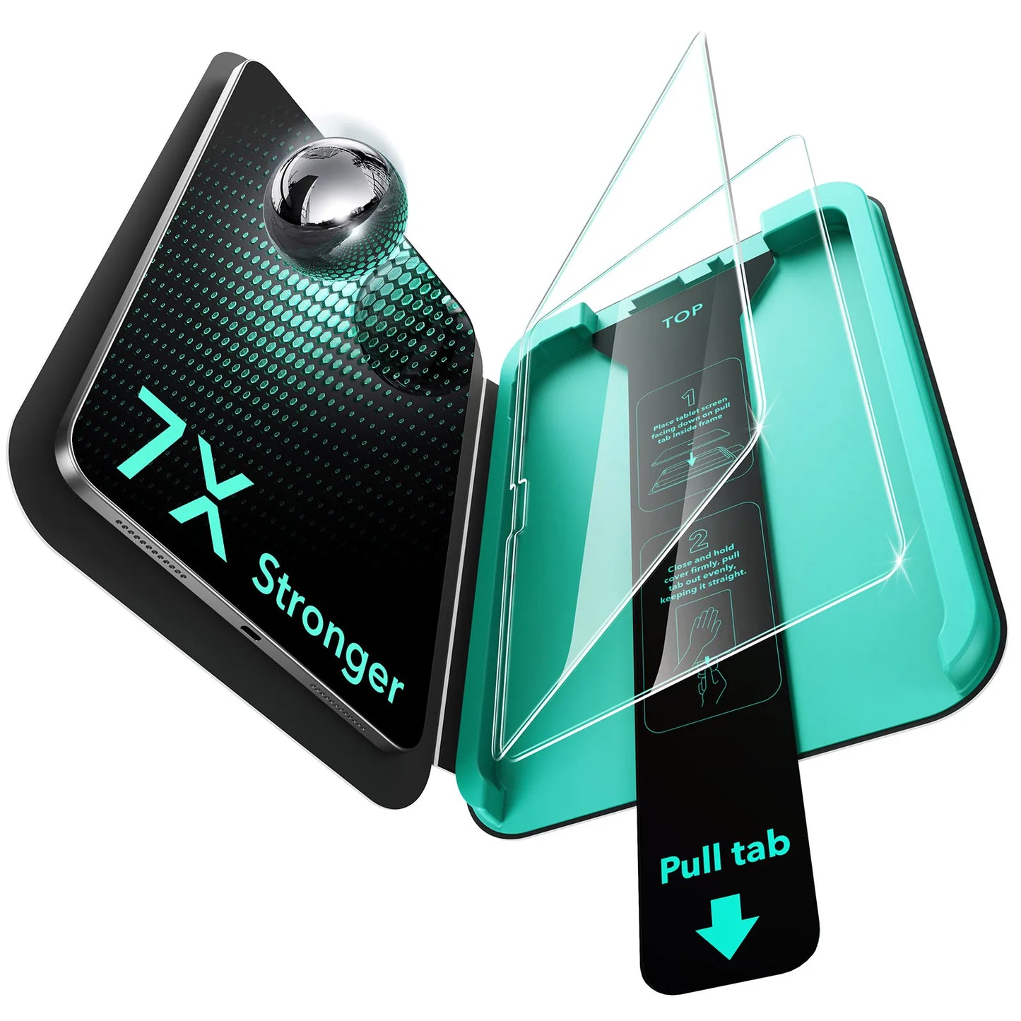 ESR 2-Pack Tempered Glass Screen Protector for iPad