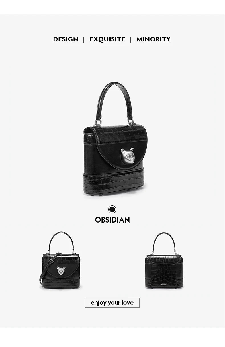 Women’s Premium Leather Top Handle Shoulder Bag