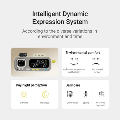 Smart Temperature & Humidity Desk Clock
