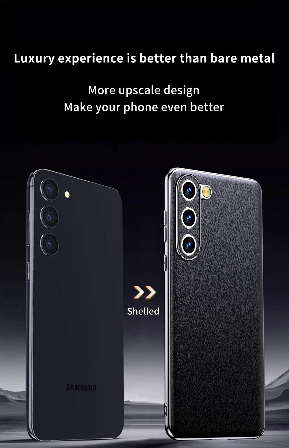 Genuine Leather Samsung Phone Case