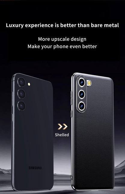 Genuine Leather Samsung Phone Case