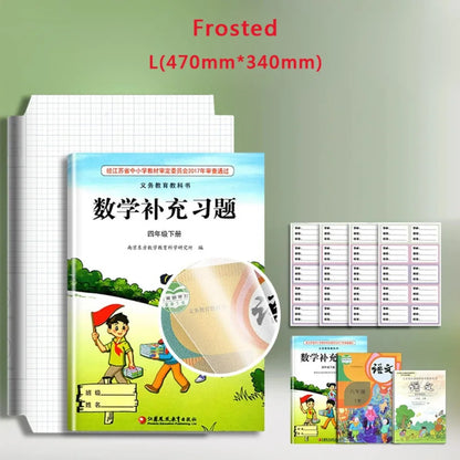 Transparent Waterproof Self-Adhesive Book Covers