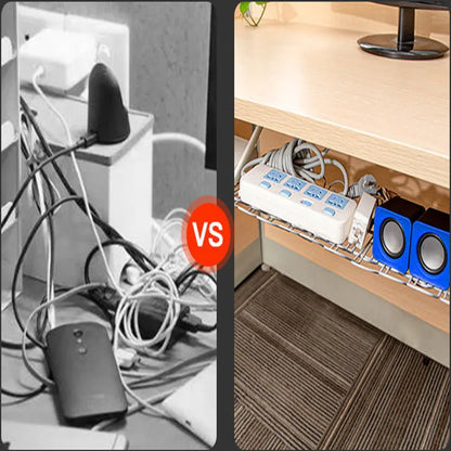 Under Desk Cable Management Tray