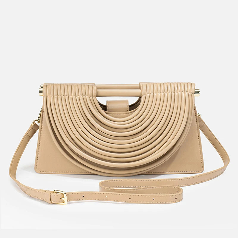 Gold Handwoven Evening Handbag