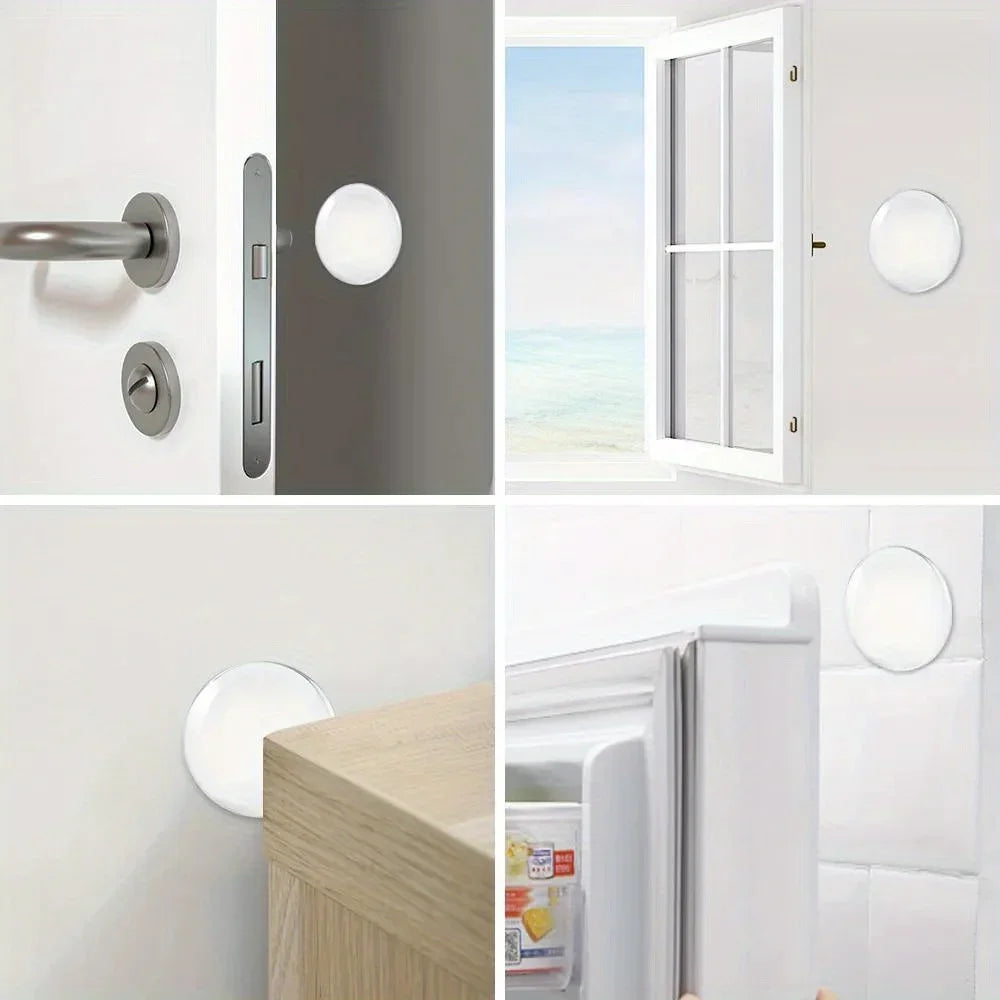 Clear Silicone Door Handle Wall Protector Bumpers