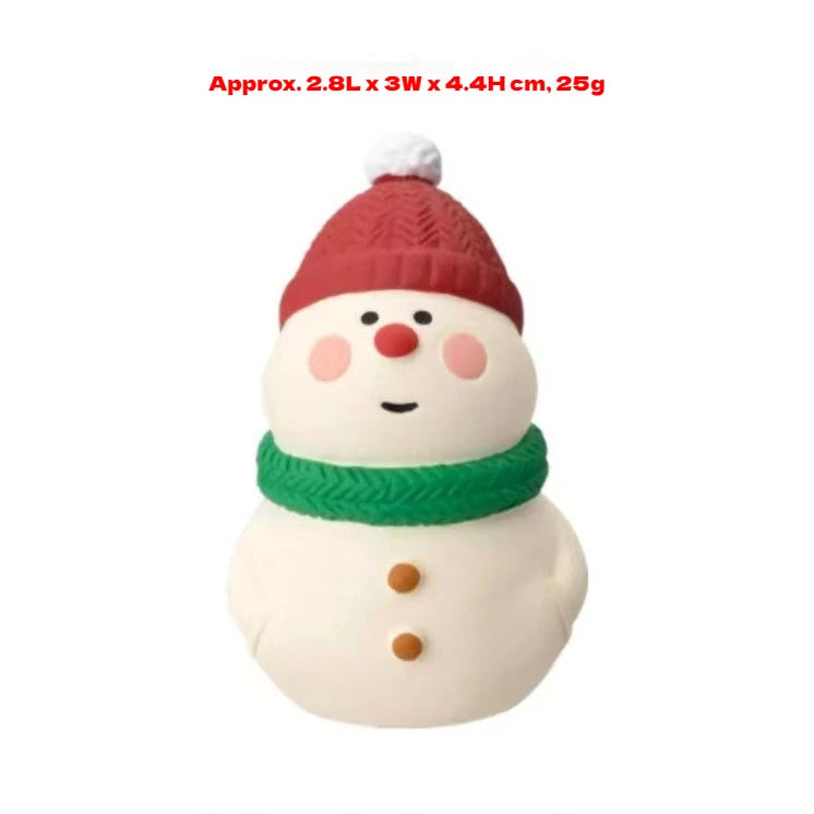 Glowing Christmas Cat Resin Figurine