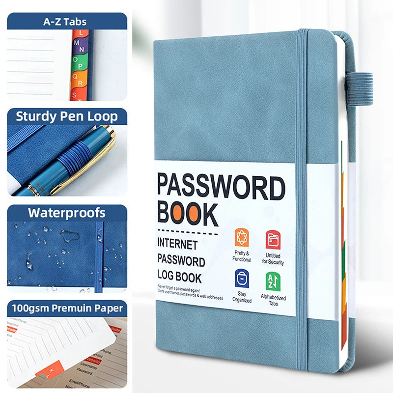 Password Keeper Book with Alphabetical Tabs