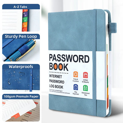 Password Keeper Book with Alphabetical Tabs