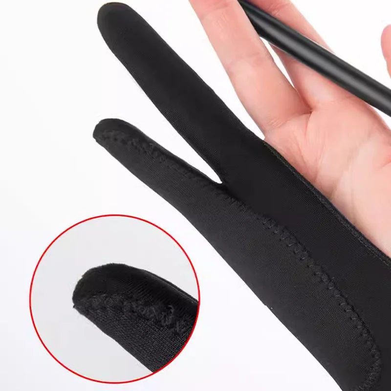 Two-Finger Drawing Glove for Tablets