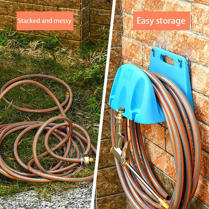 Wall-Mounted Garden Hose Holder