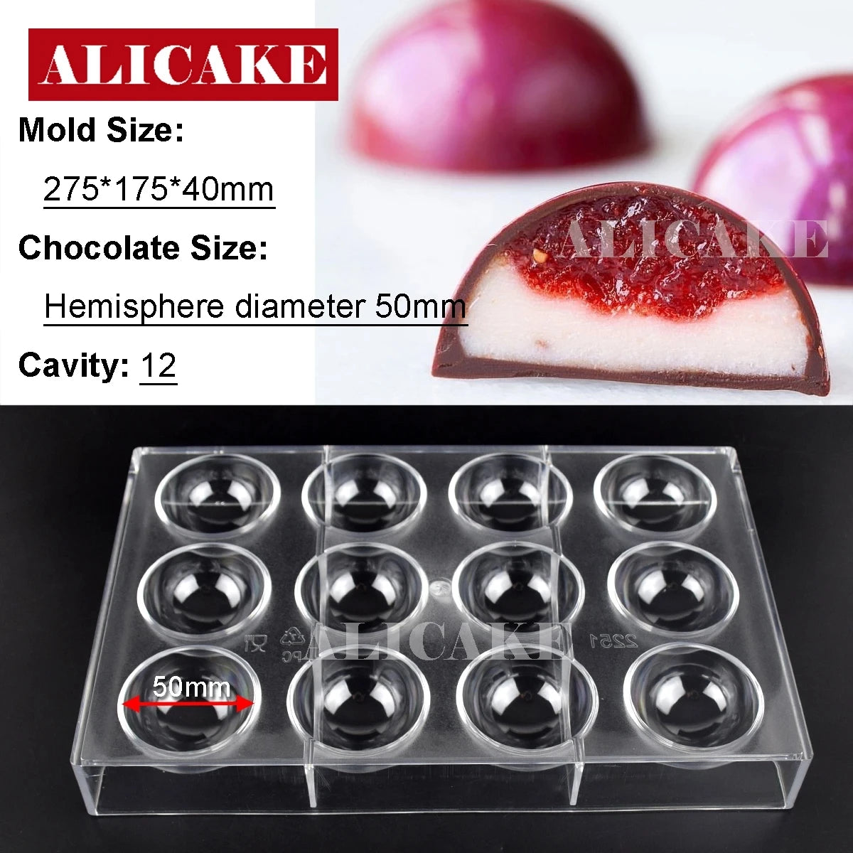 Professional Polycarbonate Chocolate Mold