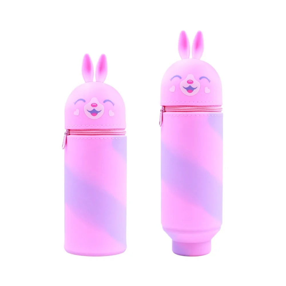 Foldable Animal Silicone Pencil Case