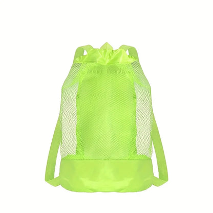 Large Capacity Mesh Beach Storage Backpack