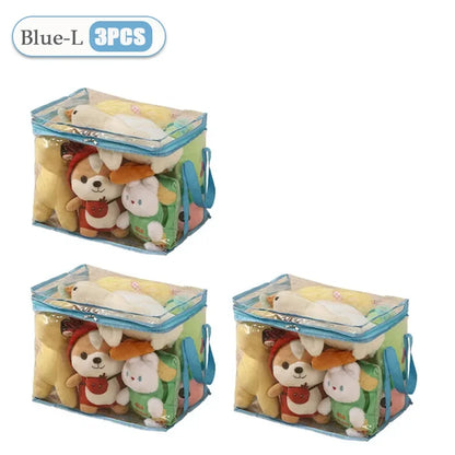 Transparent Waterproof Folding Toy Storage Box