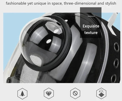 Transparent Space Capsule Pet Carrier Backpack