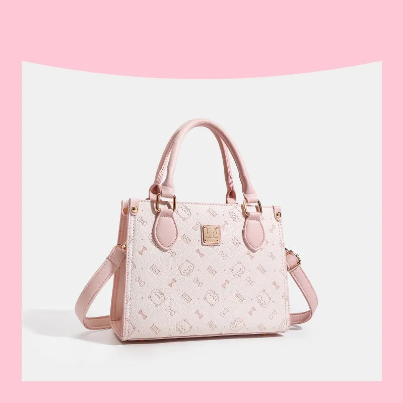 Elegant Leather Diaper Tote Bag