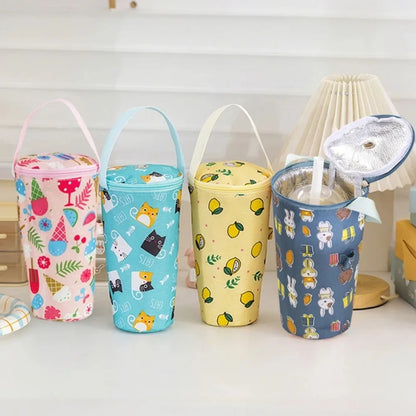 Insulated Drink Carrier Tote Bag