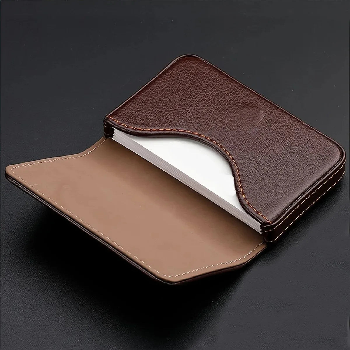 PU Leather Business Card Holder
