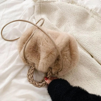 Plush Cloud Crossbody Handbag