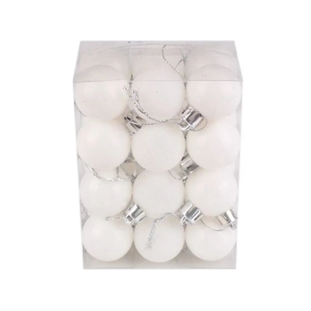 24-Piece Mini Christmas Bauble Set