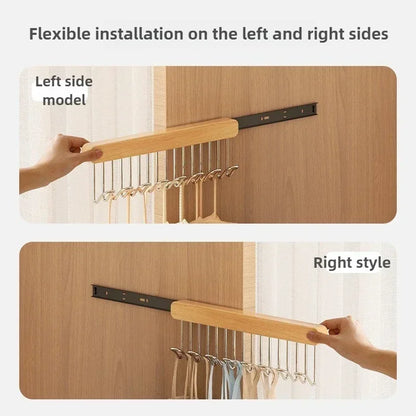 Retractable Wooden Wall Hanger