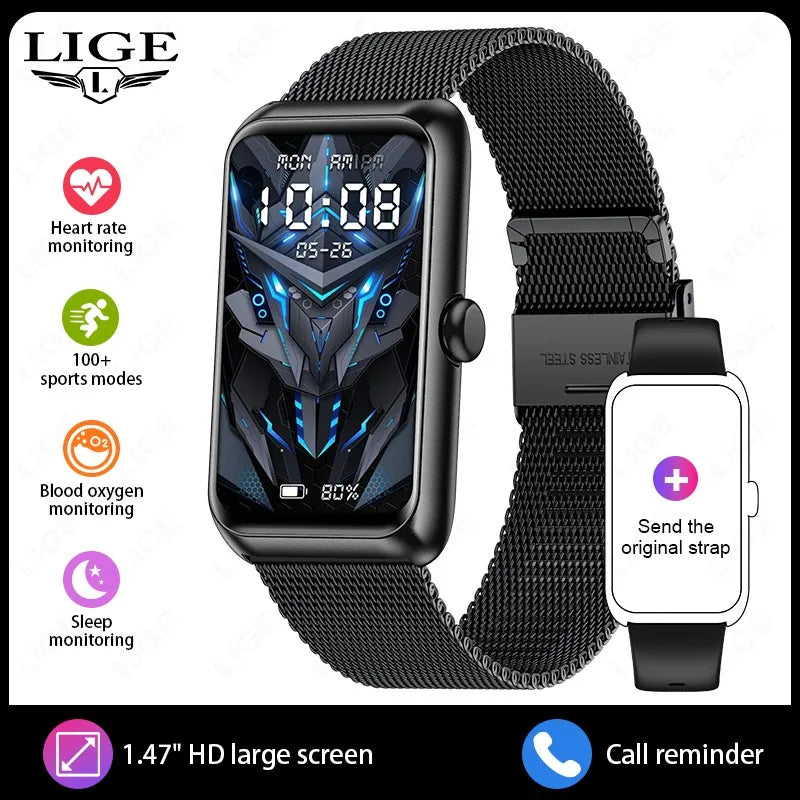 Bluetooth Health & Sports Smartwatch with Custom Dial