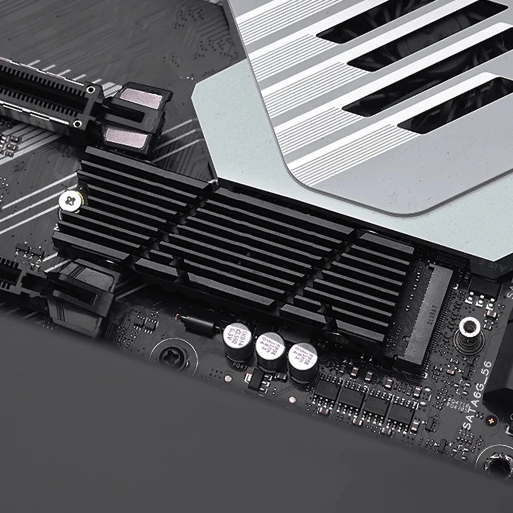 Aluminum M.2 SSD Cooler for NVMe NGFF 2280 SSDs – Thermal Cooling Heatsink