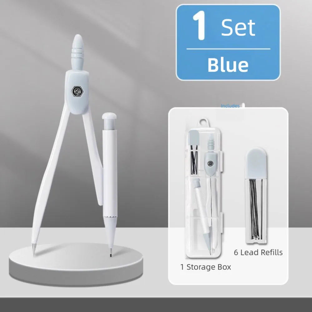 Transparent Geometry Ruler Set
