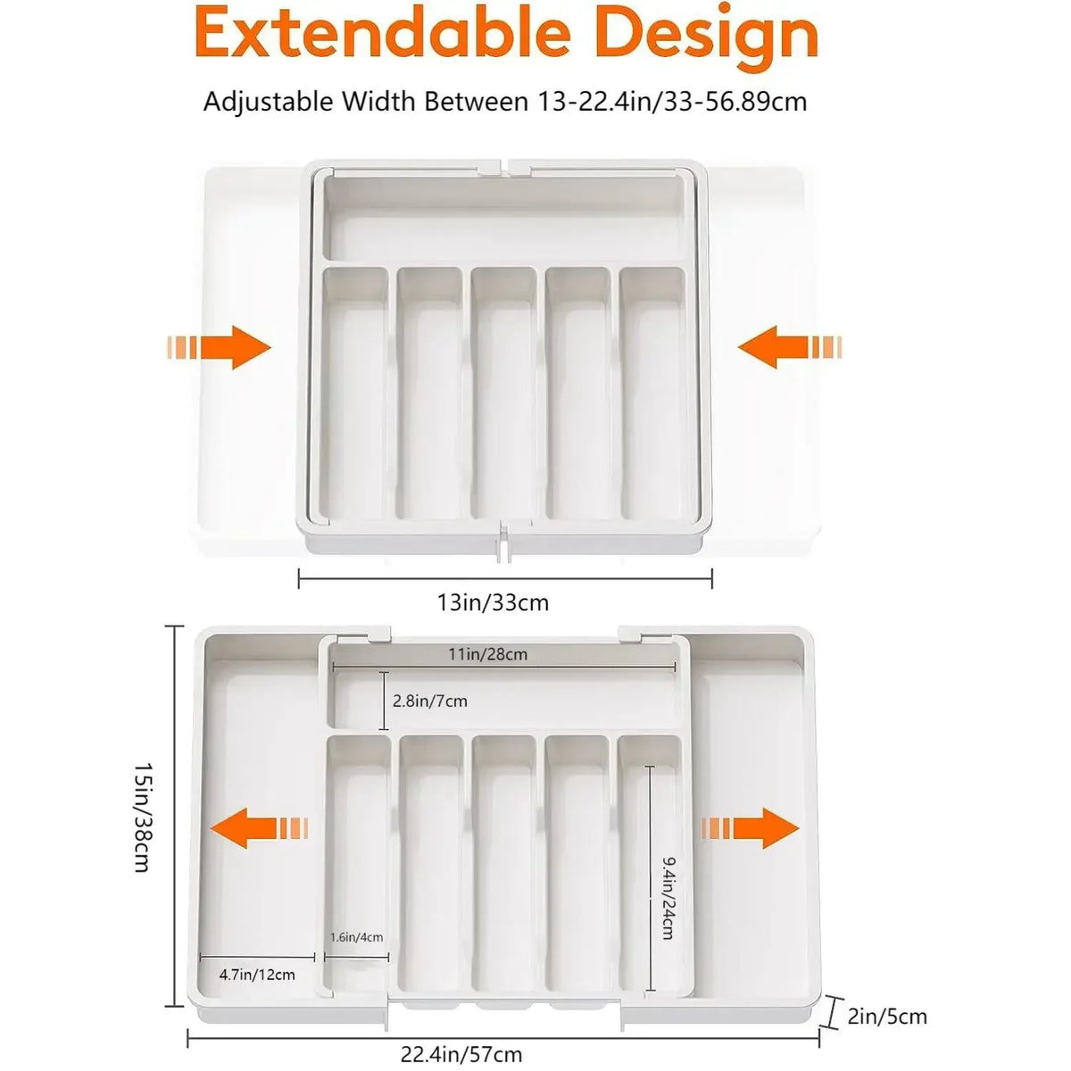 Expandable Cutlery Drawer Organizer