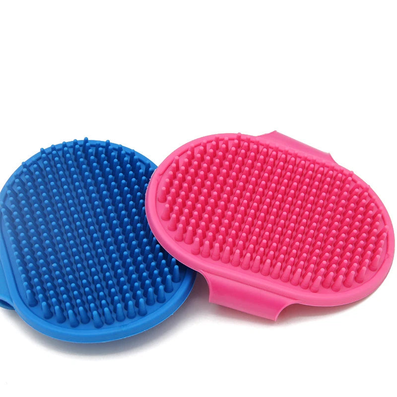 Silicone Pet Grooming & Bath Brush